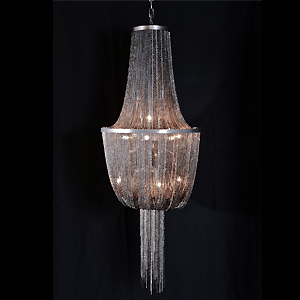 Pearl black  chain pendant lamp D760-L27