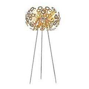 floor lamp with iron flower