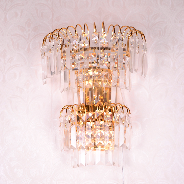 mini modern design crystal wall lamp