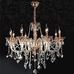 decorative crystal pendant lamp