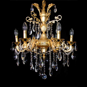 crystal pendant lamp