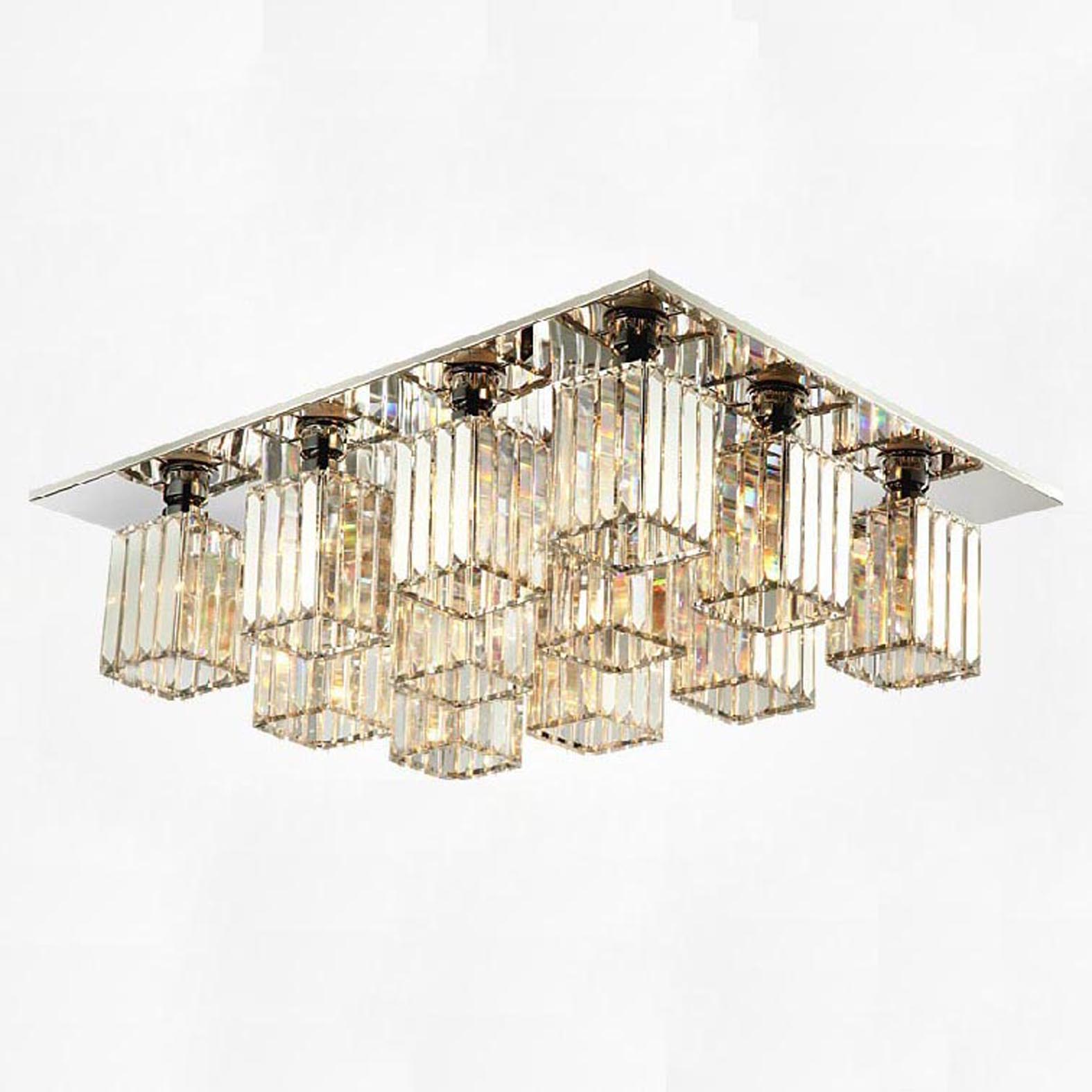 Polished Chrome ceiling lamp HL-9507-12X