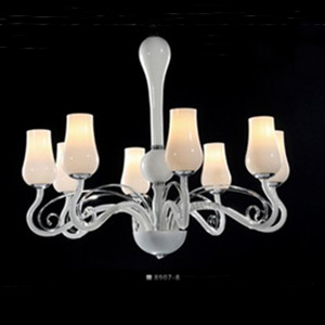 Glass cup shade pendant lamp DD-8907-8