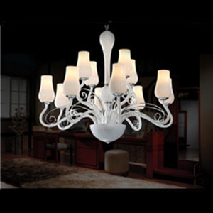 glass chandelier lamp DD-8907-8+4