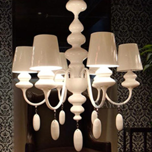 white resin pendant lamp DD-RD0110-6