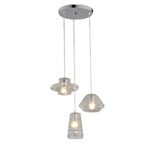 Glass pendant lamp DP803-1310319