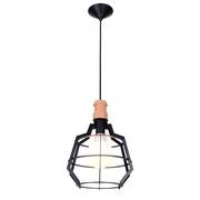 Top sales New style  iron metal hanging lamp Matt black metal frame pendant light