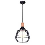 Top sales New style  iron metal hanging lamp Matt black metal frame pendant light