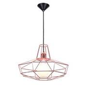 Simple modern hanging lighting sitting room black or rose gold iron frame pendant lamp