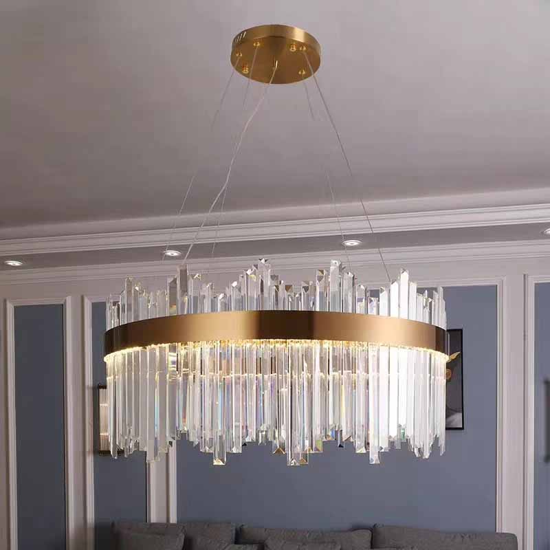 Crystal  lamp dining room crystal decoration pendant light bar lighting