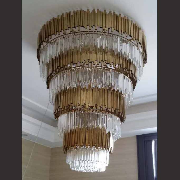 fashionable personality crystal glass bar dining chandelier lamp decoration-fashionable personality crystal glass bar dining chandelier lamp decoration